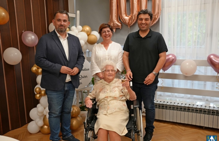 Marija Sačer u koprivničkom Domu proslavila 100. rođendan