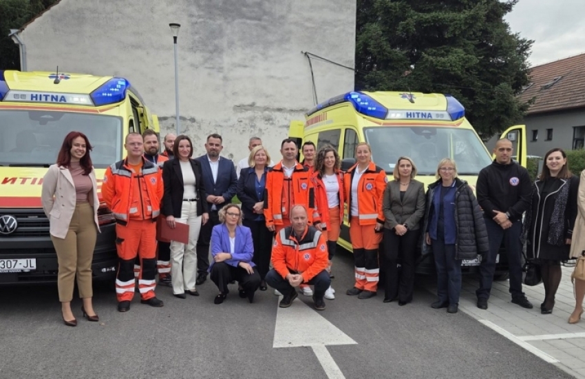 Županijski Zavod za hitnu medicinu bogatiji za dva nova vozila i vrijednu medicinsku opremu