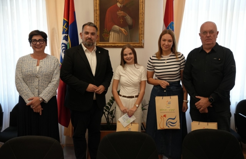 Župan Golubić čestitao Uni Bebek na srebrnoj medalji s međunarodnog natjecanja