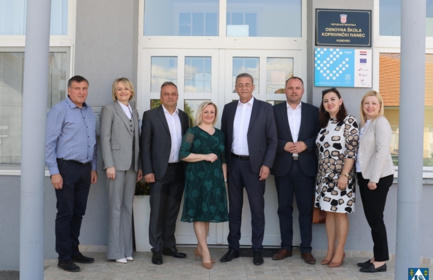 U radnom posjetu Općini Koprivnički Ivanec predstavljen projekt izgradnje nove škole i sportske dvorane