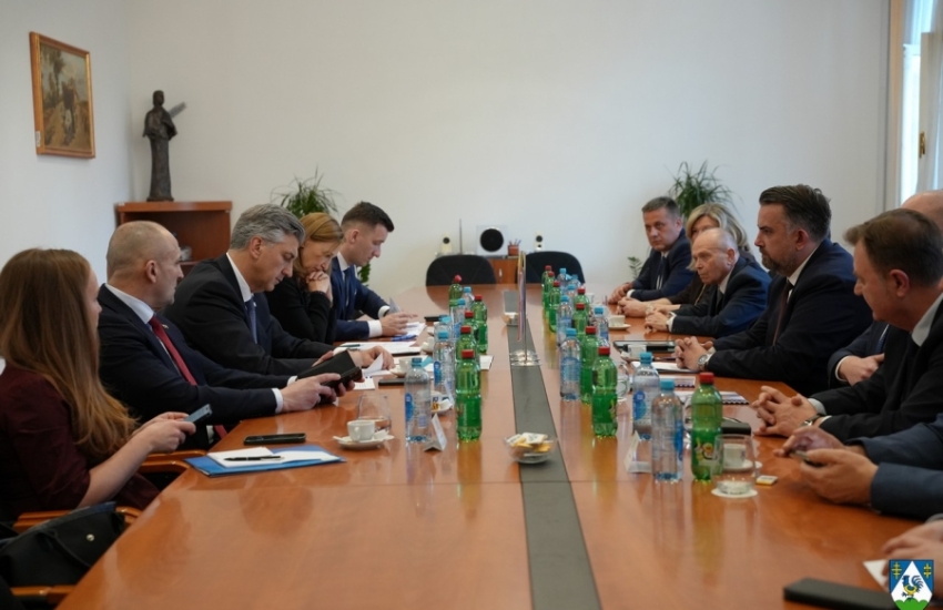 Strateški projekti u fokusu sastanka župana Golubića i predsjednika Vlade Plenkovića