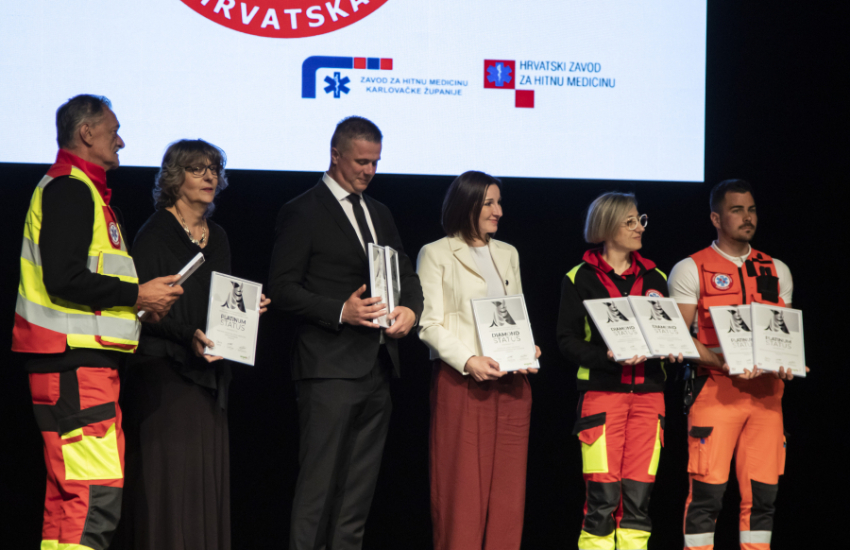 Županijskom zavodu za hitnu medicinu dodijeljeno priznanje dijamantnog statusa Angels inicijative