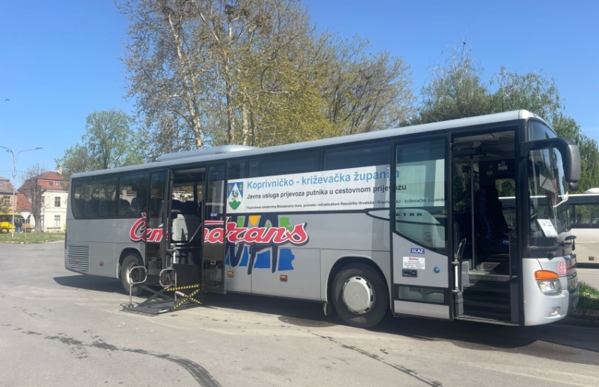 Županija nastavlja s najjeftinijim javnim prijevozom - autobusi prilagođeni potrebama osoba s invaliditetom