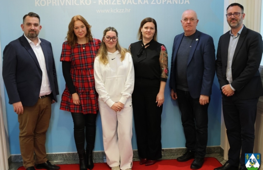 Župan održao prijem za uspješnu olimpijku Nikolinu Isabellu Mariju Van Bregt