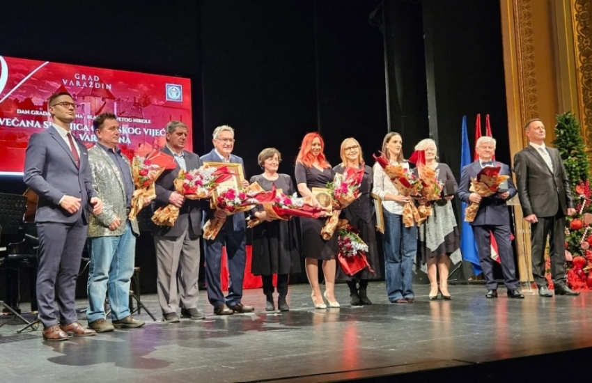 Svečanom sjednicom Gradskog vijeća obilježen 844. rođendan Grada Varaždina