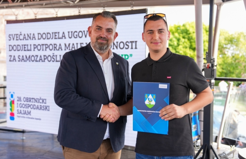 Županija osigurala 100 tisuća eura za 45 poduzetnika početnika kroz mjeru „START UP“