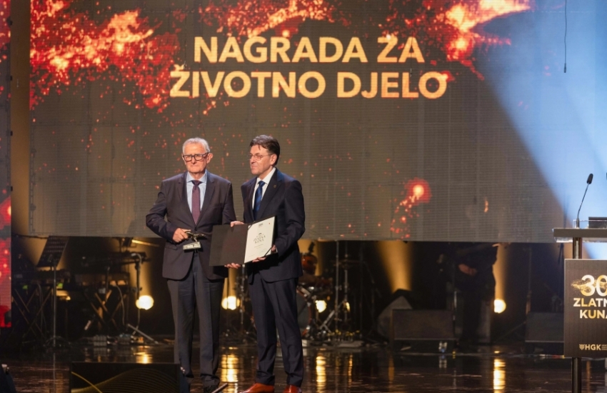 Dodijeljene nagrade Zlatna kuna najuspješnijim tvrtkama, Mirko Habijanec dobitnik Nagrade za životno djelo
