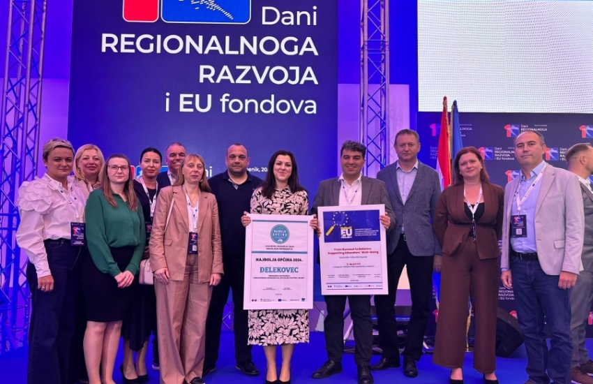 Na “Danima regionalnoga razvoja i EU fondova” Županija i Općina Đelekovec nagrađeni za projekte financirane europskim sredstvima
