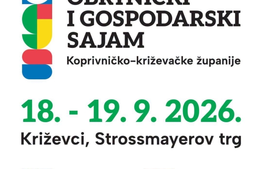 Posjetite 28. Obrtnički i gospodarski sajam Koprivničko-križevačke županije