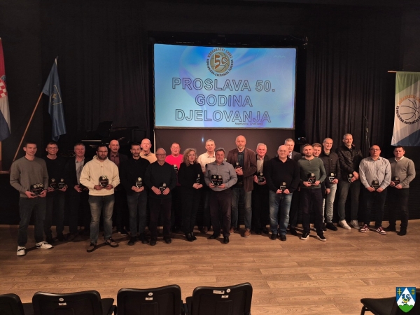 Svečano obilježena 50. obljetnica Županijskog košarkaškog saveza