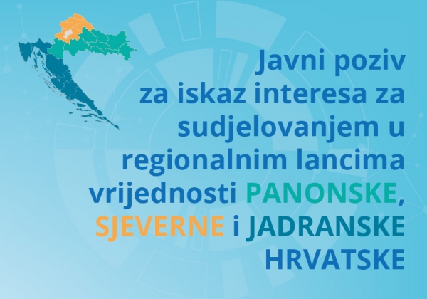 Objavljeni javni pozivi za sudjelovanje u regionalnim lancima vrijednosti