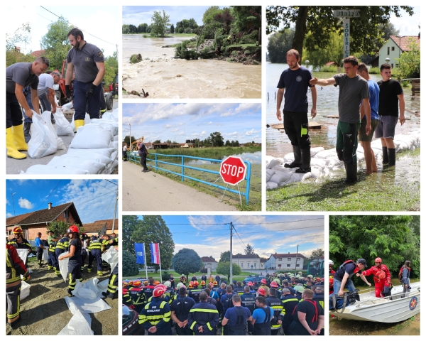 Već puna tri dana stanovnici uz rijeku Dravu i sve raspoložive službe nadljudskim naporima hrabro prkose poplavama