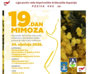 Ove subote podržite 19. Dan mimoza i informirajte se o prevenciji raka vrata maternice