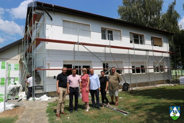 Župan obišao radove na Područnoj školi Drenovica