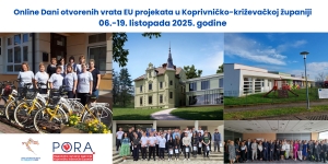 Županija i PORA uključile se u informativnu online kampanju &bdquo;Dana otvorenih vrata EU projekata&ldquo;