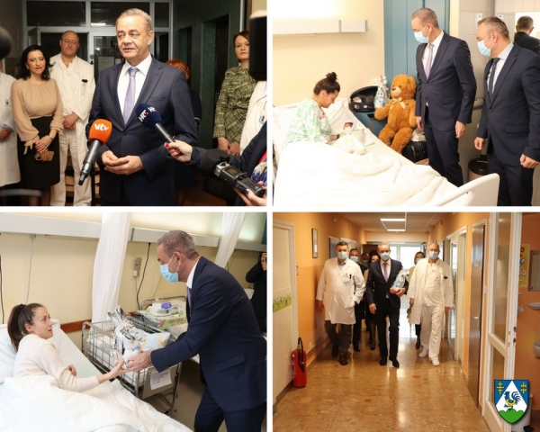 Župan posjetio koprivničku bolnicu i čestitao rodiljama na prinovama