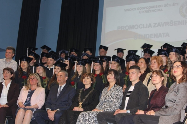 Studenti Visokog gospodarskog učilišta Križevci primili diplome o završenom obrazovanju