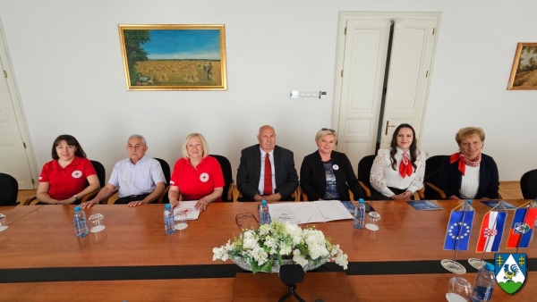 Predstavnici društava Crvenog križa na tradicionalnom prijemu u Županijskoj upravi