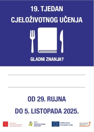 Najava &ndash; Uključite se u aktivnosti 19. Tjedna cjeloživotnog učenja
