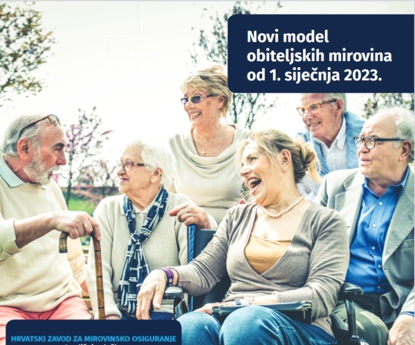 Obavijest - Novi model obiteljskih mirovina od 1. siječnja 2023.