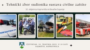 Povodom 32. obljetnice Županije održava se Tehnički zbor civilne zaštite
