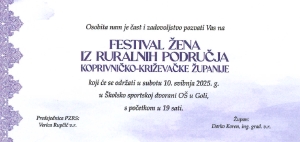 Festival žena iz ruralnih područja Koprivničko - križevačke županije