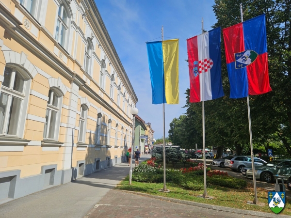 Županija se priključila obilježavanju Dana neovisnosti Ukrajine i Dana zastave Ukrajine