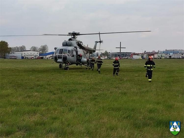 Vatrogasci s područja županije završili program osposobljavanja za prijevoz helikopterom