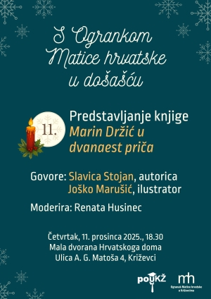 Predstavljanje knjige&nbsp;Marin Držić u dvanaest priča