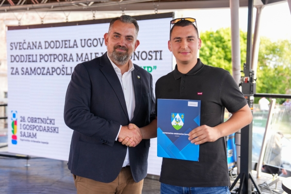 Županija osigurala 100 tisuća eura za 45 poduzetnika početnika kroz mjeru &bdquo;START UP&ldquo;