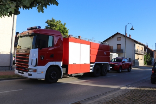 Izvršena druga smjena izvanredne dislokacije županijskih vatrogasaca na područje grada Čazme i Bjelovarsko-bilogorske županije