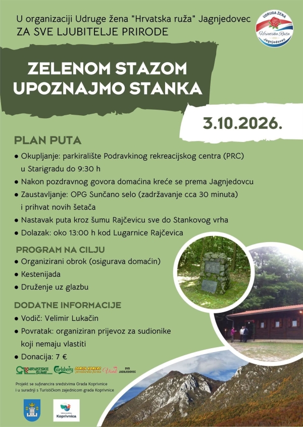 Zelenom stazom upoznajmo Stanka