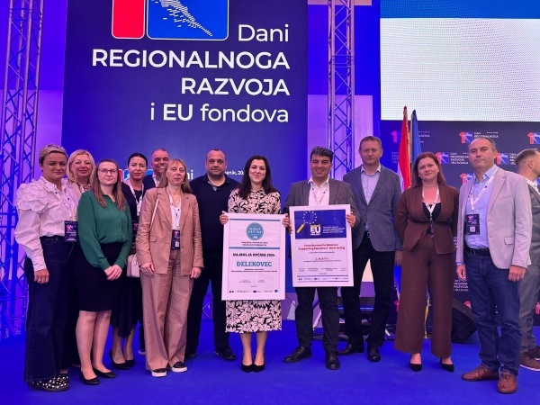 Na &ldquo;Danima regionalnoga razvoja i EU fondova&rdquo; Županija i Općina Đelekovec nagrađeni za projekte financirane europskim sredstvima