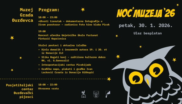 Noć muzeja u Muzeju Grada Đurđevca