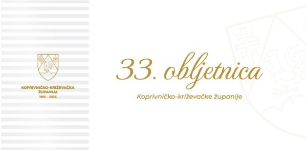 Povodom 33. obljetnice Koprivničko-križevačke županije pripremljen bogat program događanja