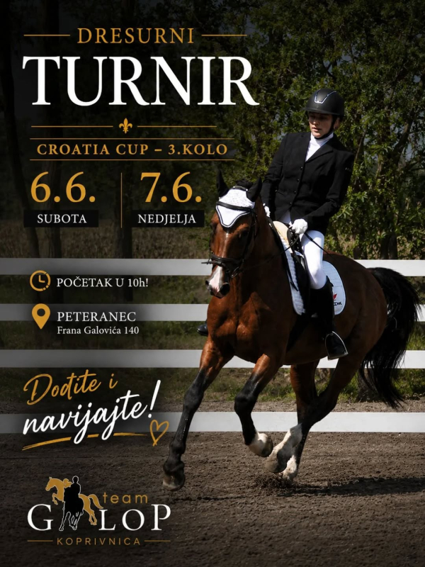 Dresurni turnir - Croatia Cup 3. kolo