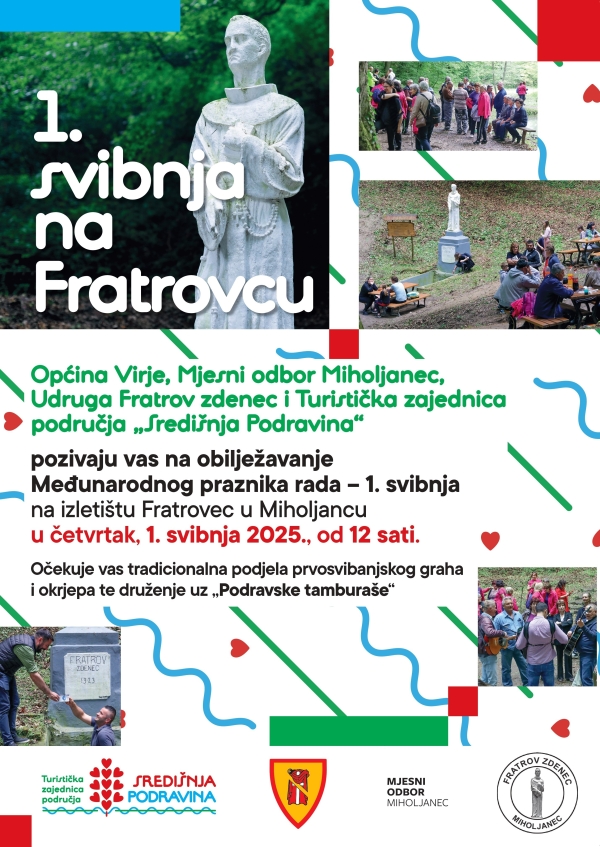Obilježavanje Međunarodnog praznik rada na izletištu Fratrov zdenec u Miholjancu