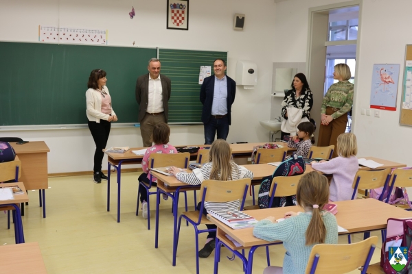 Modernizacija školskih prostora i opreme, teme radnog posjeta OŠ Legrad