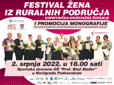 Najava - Festival žena iz ruralnih područja Koprivničko-križevačke županije
