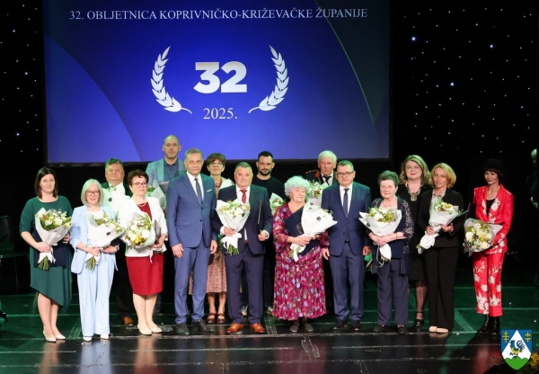 Fotogalerija - dobitinici javnih priznanja Koprivničko-križevačke županije