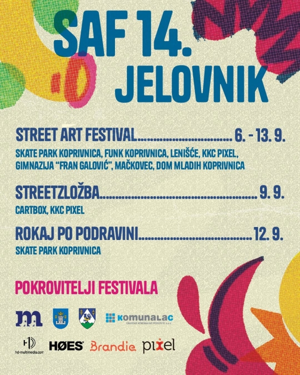 14. Street art festival