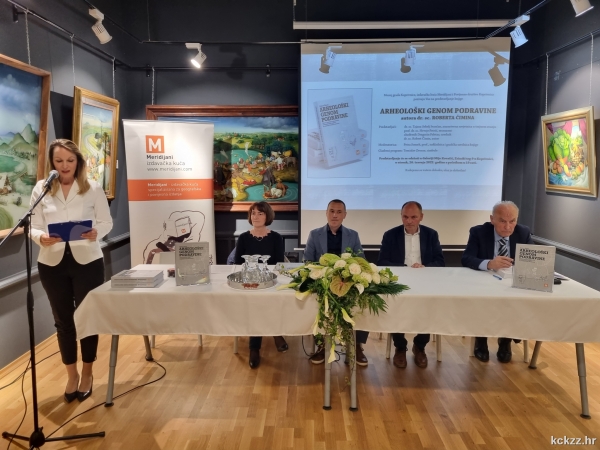 U Galeriji Mijo Kovačić predstavljena knjiga Arheološki genom Podravine